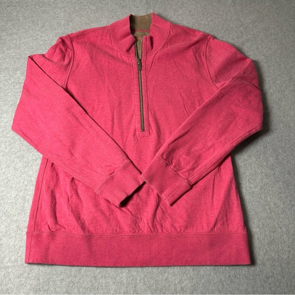 Tommy Bahama Jackets & Blazers - Tommy Bahama Pink Quarter-Zip Jacket